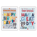 12pk Cards C50 Birthday Someone Special - Tiger Feet Ireland