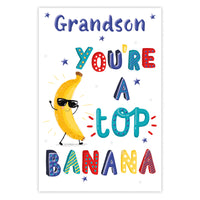 6pk Cards C75 Birthday Grandson - Tiger Feet Ireland
