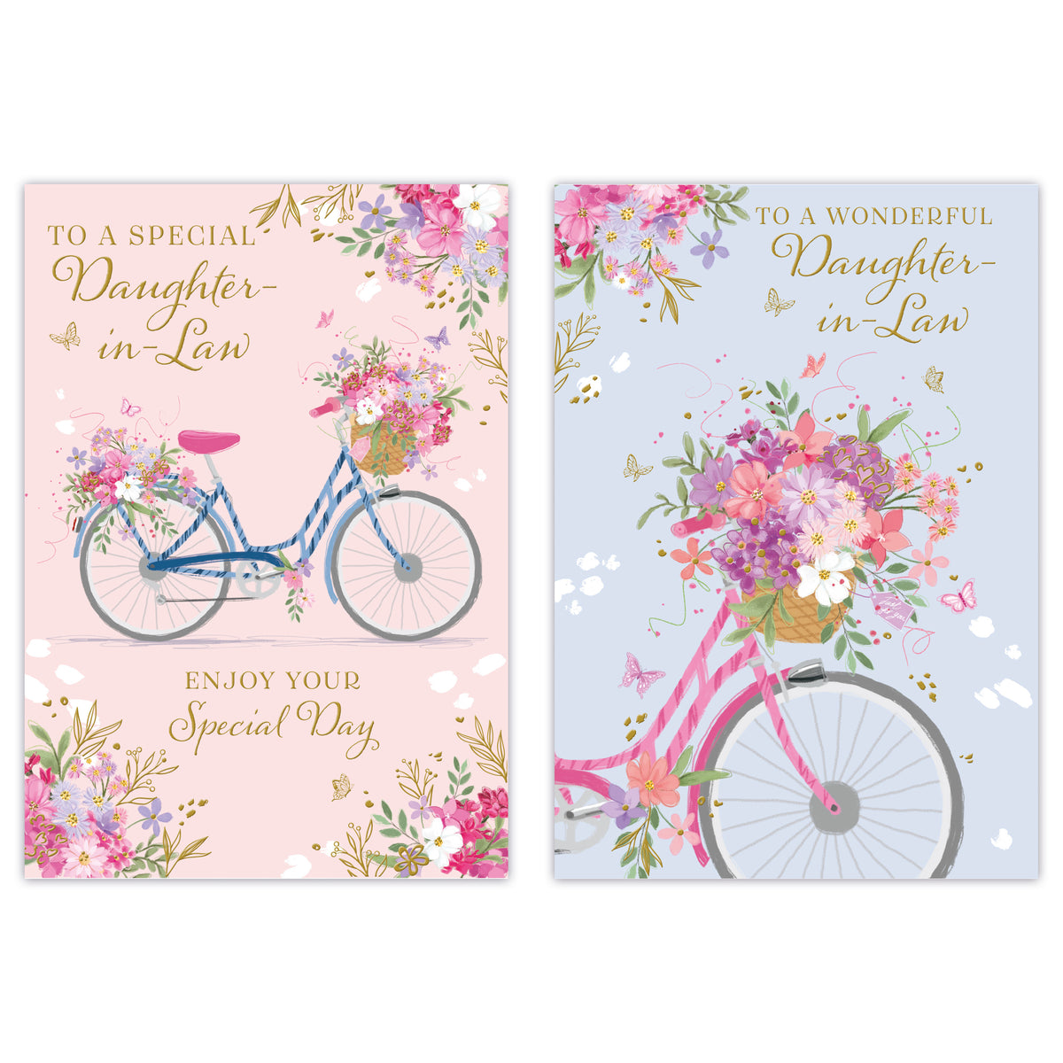12pk Cards C50 Birthday Daughter-In-Law - Tiger Feet Ireland