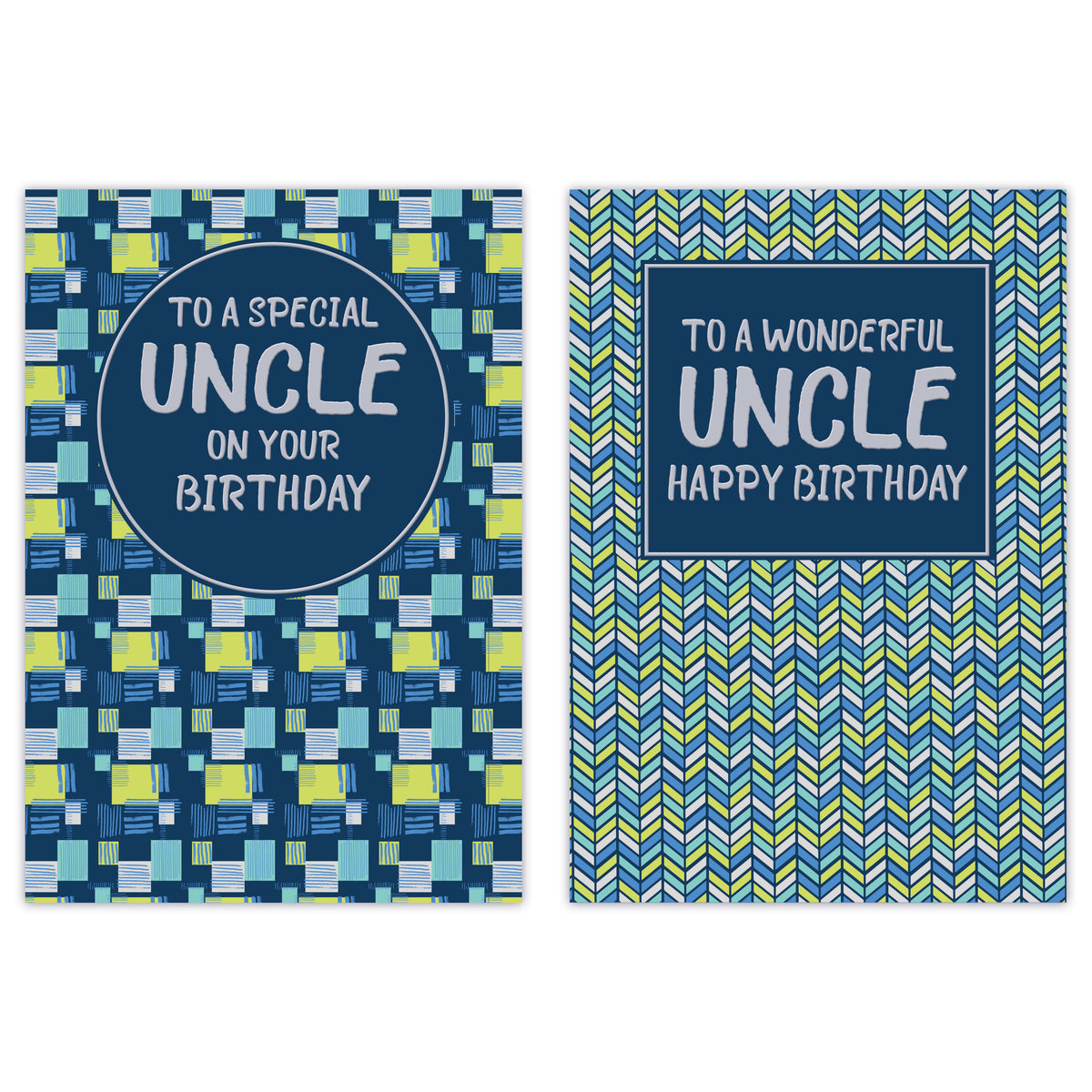 12pk Cards C50 Birthday Uncle - Tiger Feet Ireland