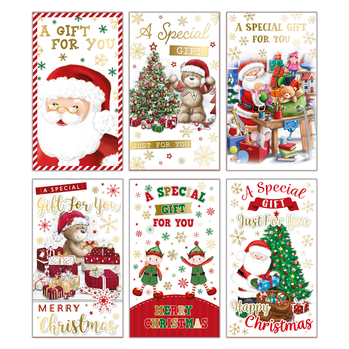 Tiger Feet 72 Pack Christmas Money Envelopes - Tiger Feet Ireland