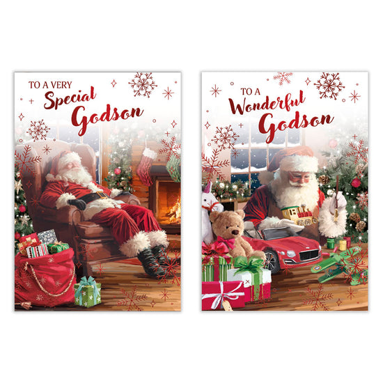 Poppyhill 12 Pack Cards C50 Christmas Godson