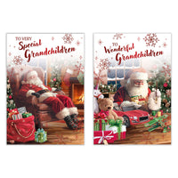Poppyhill C50 Christmas Cards Grandchildren 12pk - Tiger Feet Ireland