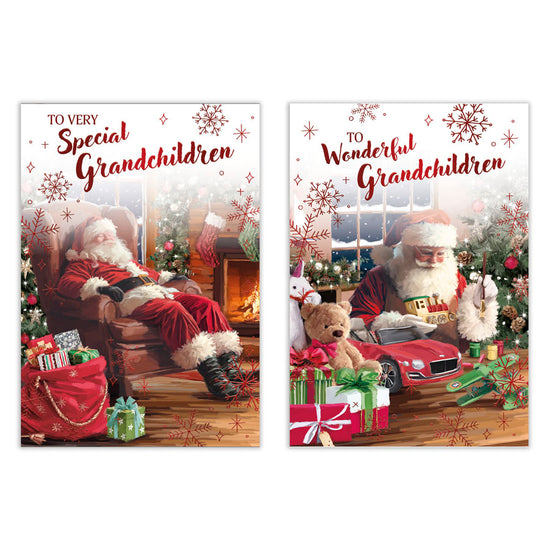 Poppyhill C50 Christmas Cards Grandchildren 12pk