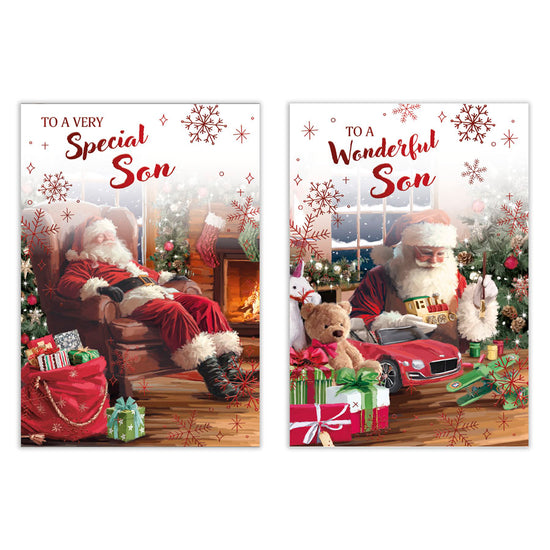 Poppyhill 12 Pack Cards C50 Christmas Son