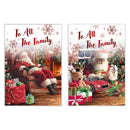 Poppyhill C50 Christmas Cards All The Family 12pk - Tiger Feet Ireland