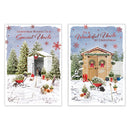 Poppyhill 12 Pack Cards C50 Christmas Uncle - Tiger Feet Ireland