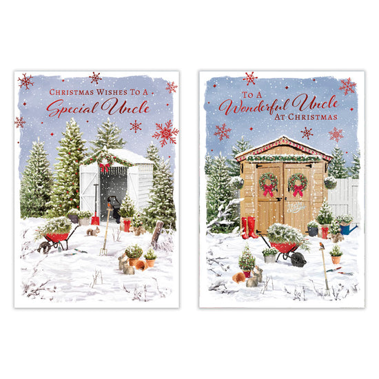 Poppyhill 12 Pack Cards C50 Christmas Uncle
