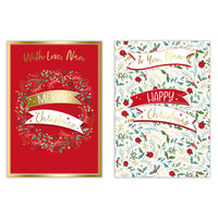 Poppyhill C50 Christmas Cards Nan 12pk - Tiger Feet Ireland