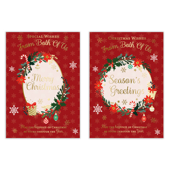 Poppyhill C50 Christmas Cards From Both Of Us 12pk