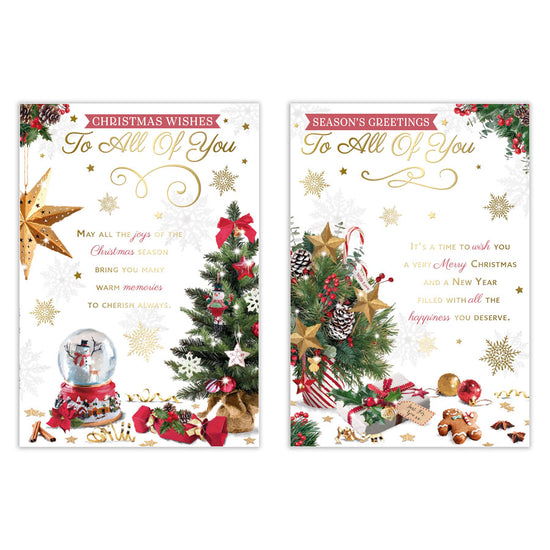 Poppyhill C50 Christmas Cards All Of You 12pk