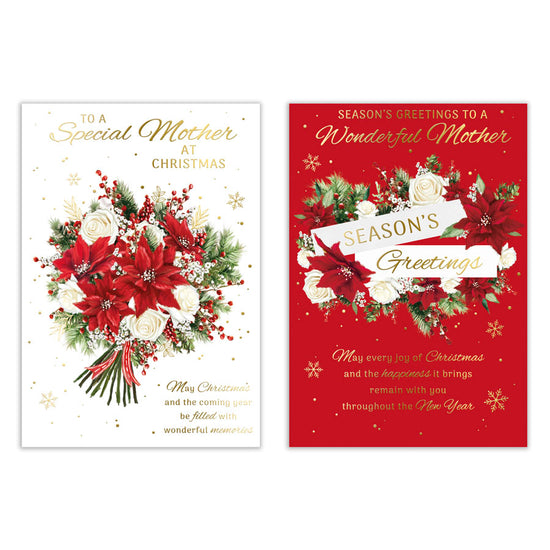 Poppyhill 12 Pack Cards C50 Christmas Mother