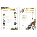 Poppyhill 12 Pack Cards C50 Christmas Grandson - Tiger Feet Ireland