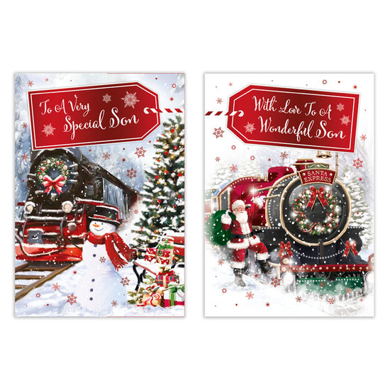 Poppyhill 12 Pack Cards C50 Christmas Son