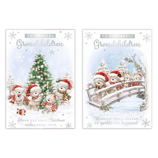 Poppyhill C50 Christmas Cards Grandchildren 12pk