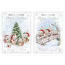 Poppyhill 12 Pack Cards C50 Christmas Open - Tiger Feet Ireland