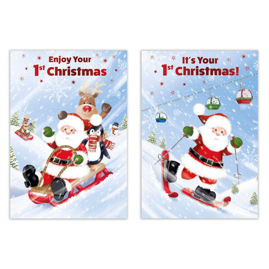 Poppyhill 12 Pack Cards C50 Baby's 1st Christmas