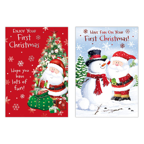 Poppyhill C50 Baby's 1st Christmas Cards 12pk