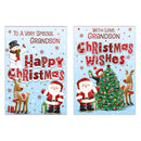 Poppyhill 12 Pack Cards C50 Christmas Grandson - Tiger Feet Ireland