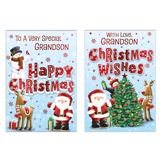 Poppyhill 12 Pack Cards C50 Christmas Grandson