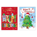 Poppyhill C50 Baby's 1st Christmas Cards 12pk - Tiger Feet Ireland