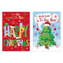 Poppyhill 12 Pack Cards C50 Christmas Son - Tiger Feet Ireland