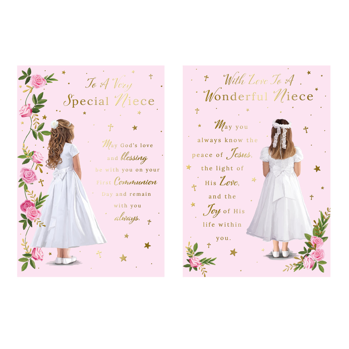 12pk Cards C50 Communion Niece - Tiger Feet Ireland