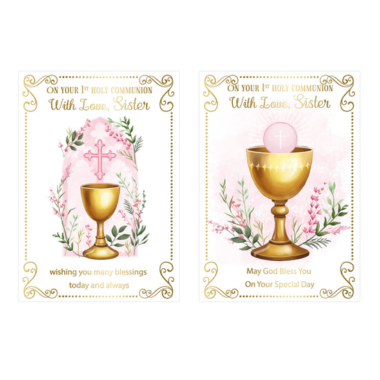 12pk Cards C50 Communion Sister