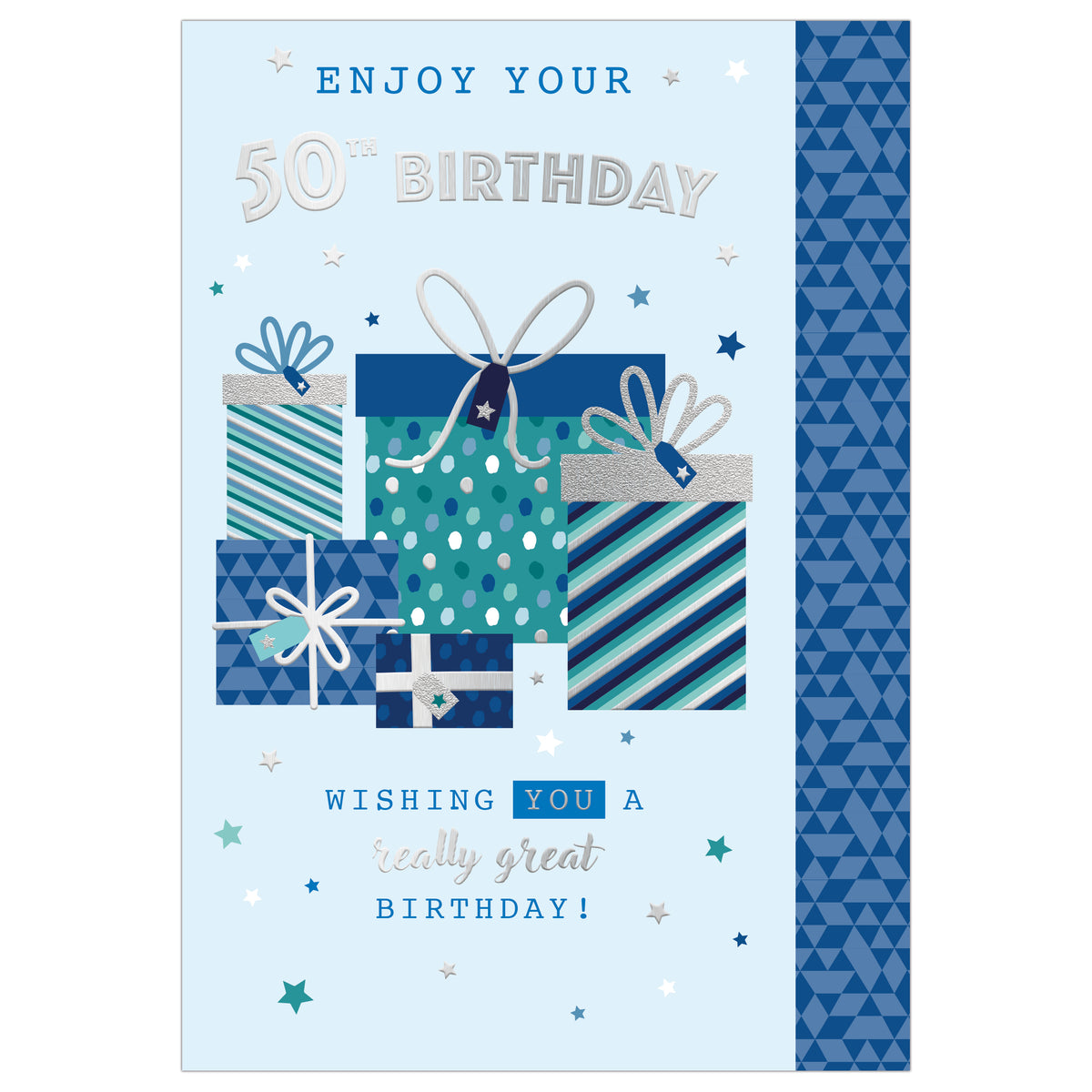 Kingsley 6 Pack Cards C50 Birthday Age 50