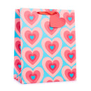 6pk Large Portrait Gift Bags Hearts - Tiger Feet Ireland