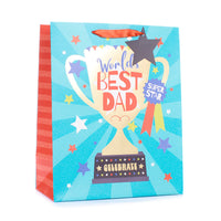 6pk Large Portrait Gift Bags Trophy - Tiger Feet Ireland