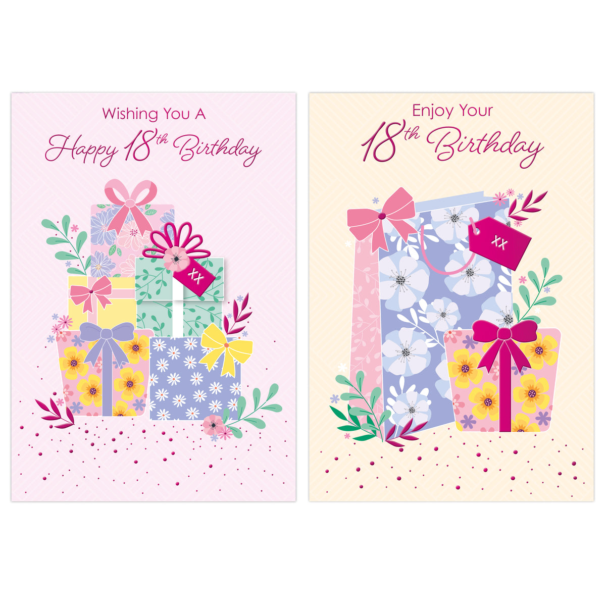 Poppyhill 12 Pack Cards C50 Birthday Age 18