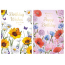 Poppyhill 12 Pack Cards C50 Birthday Open