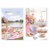Poppyhill 12 Pack Cards C50 Birthday Cousin