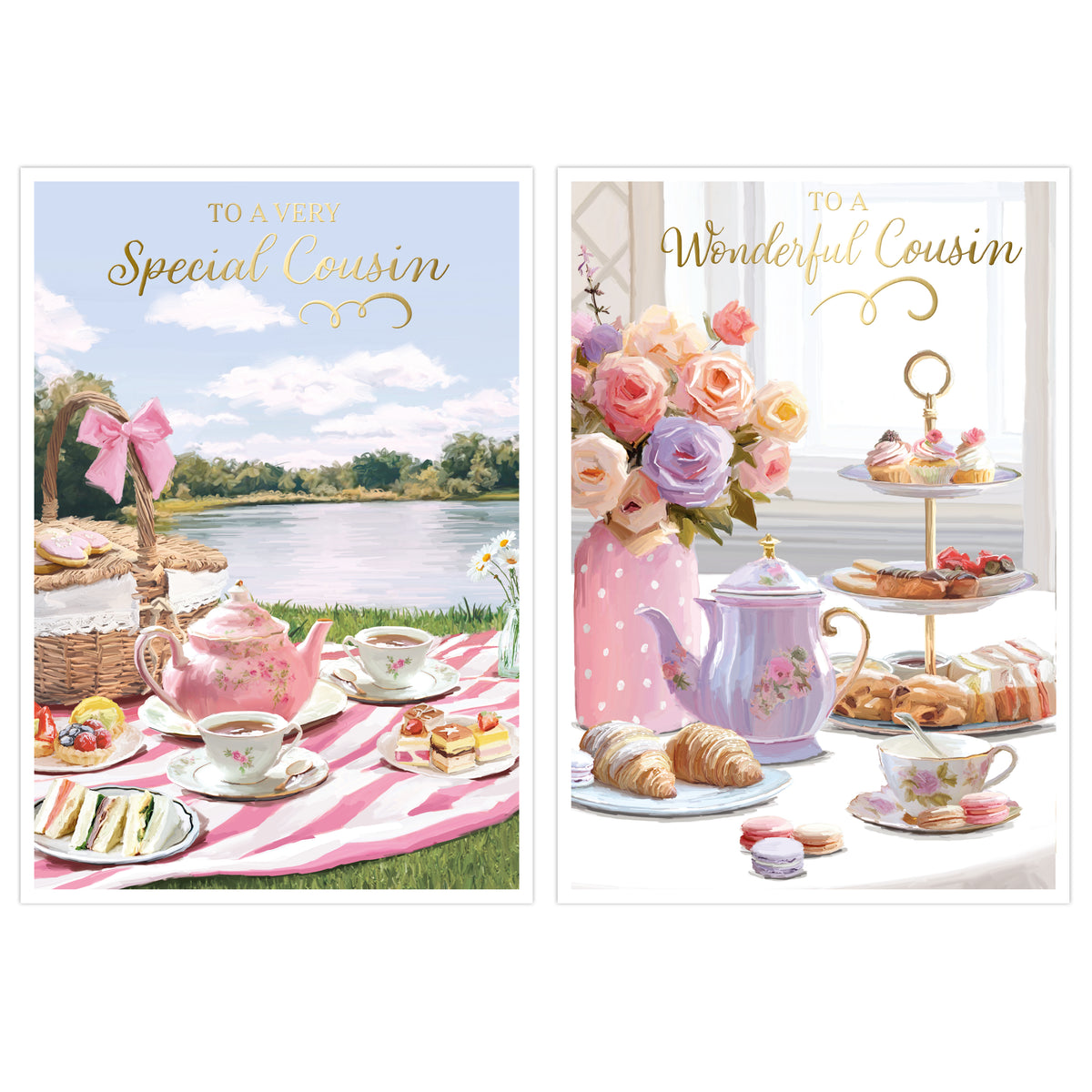 Poppyhill 12 Pack Cards C50 Birthday Cousin