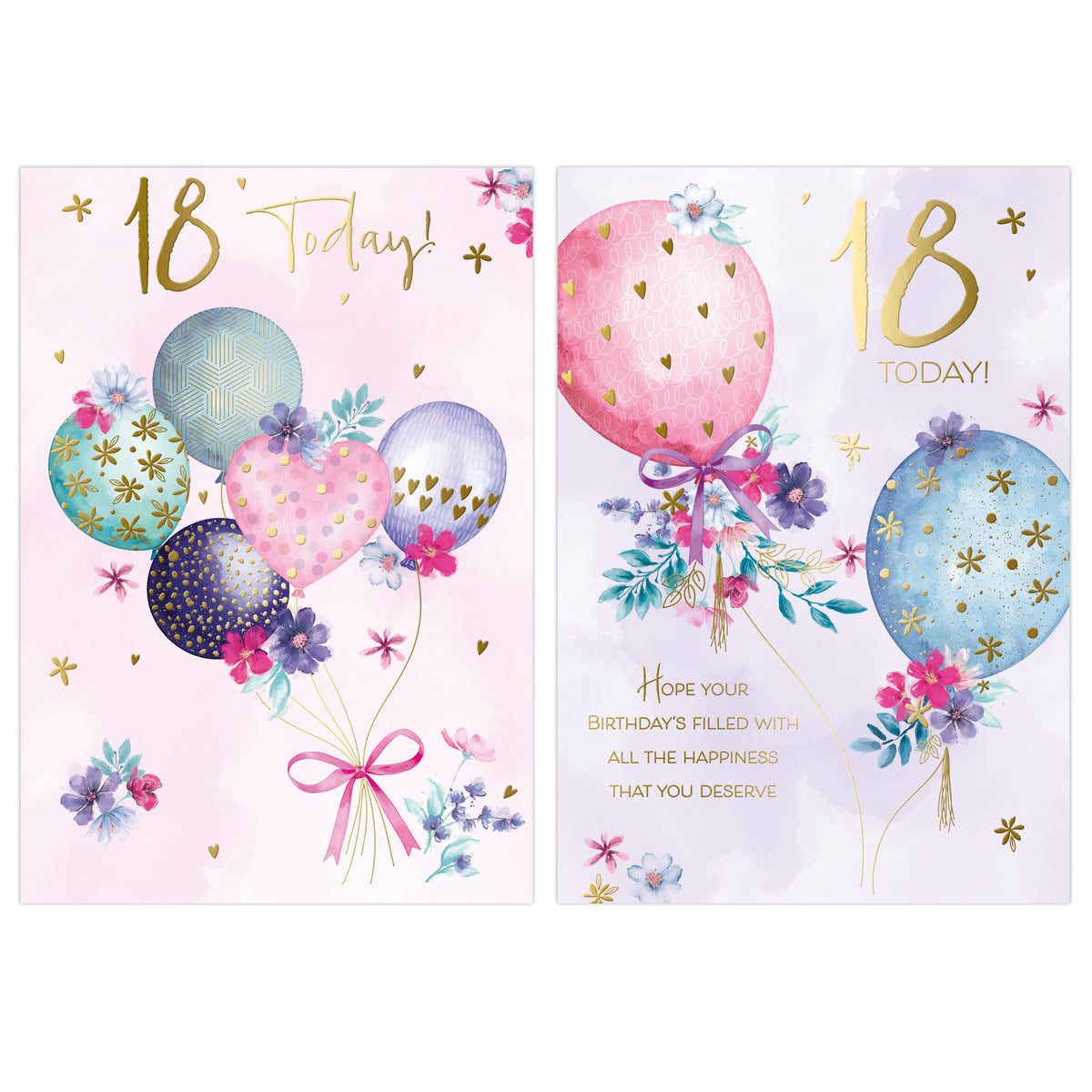 Poppyhill 12 Pack Cards C50 Birthday Age 18