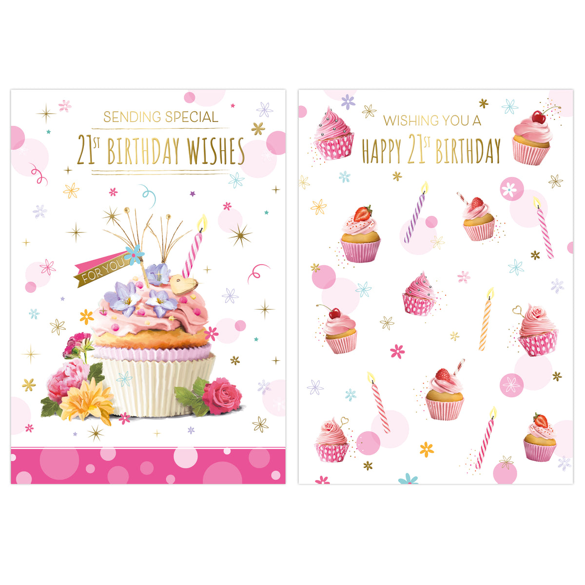 Poppyhill 12 Pack Cards C50 Birthday Age 21