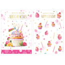 Poppyhill 12 Pack Cards C50 Birthday Open