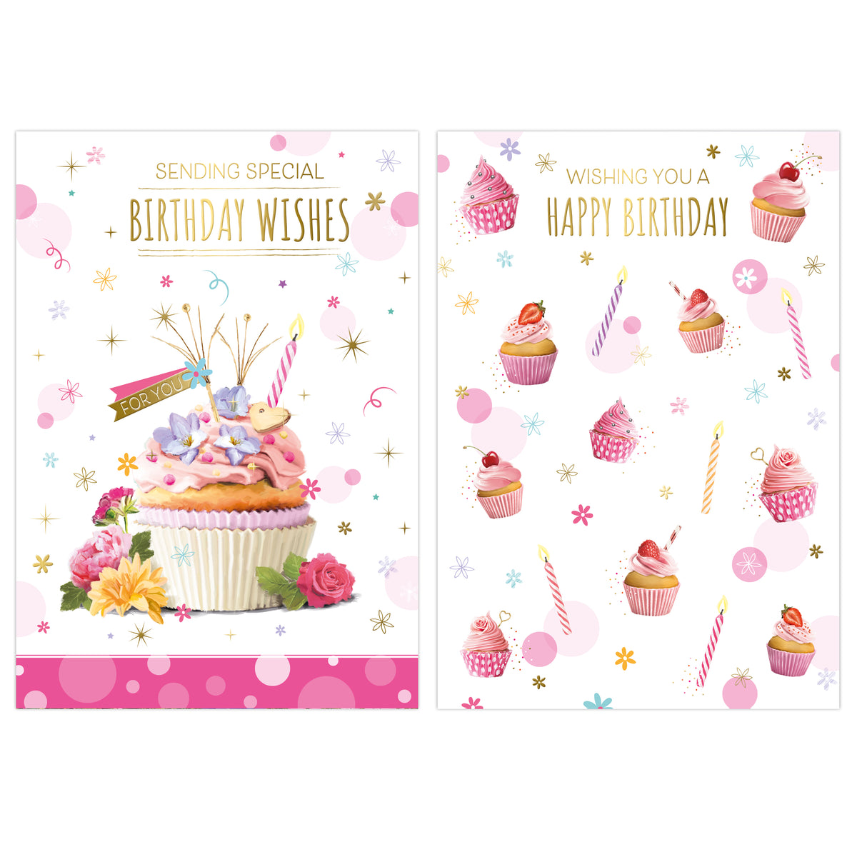 Poppyhill 12 Pack Cards C50 Birthday Open