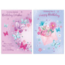 Poppyhill 12 Pack Cards C50 Birthday Open