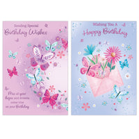 Poppyhill 12 Pack Cards C50 Birthday Open