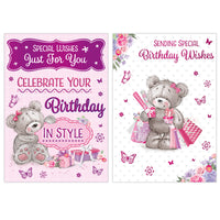 Poppyhill 12 Pack Cards C50 Birthday Open