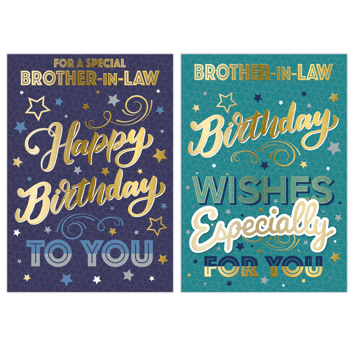 Poppyhill 12 Pack Cards Birthday Brother-In-Law