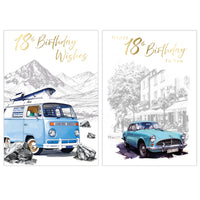 Poppyhill 12 Pack Cards C50 Birthday Age 18
