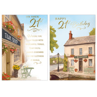 Poppyhill 12 Pack Cards C50 Birthday Age 21