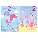 Poppyhill 12 Pack Cards C50 Birthday Age 2