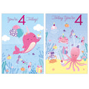 Poppyhill 12 Pack Cards C50 Birthday Age 4