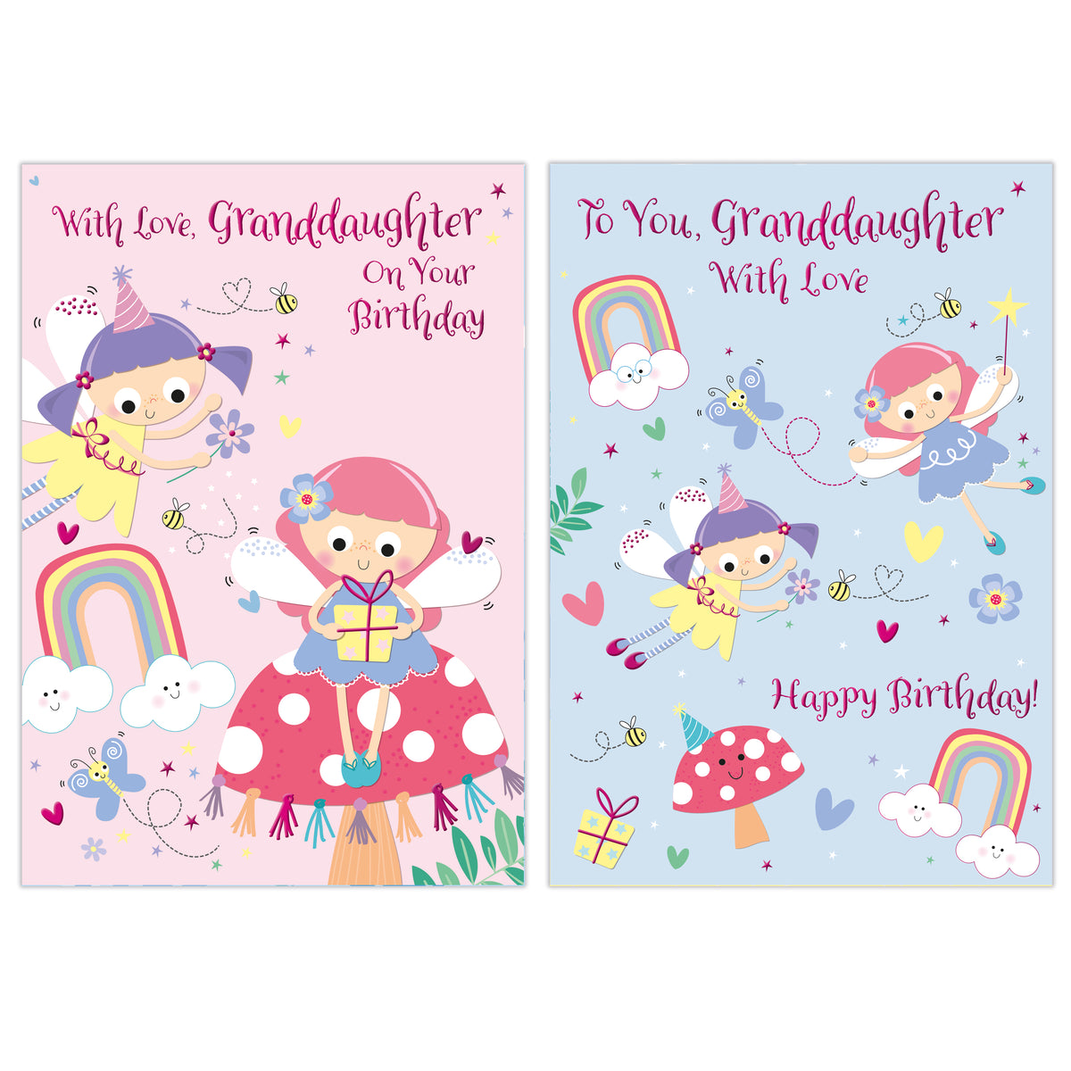 Poppyhill 12 Pack Cards Birthday Granddaughter