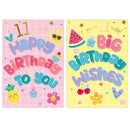 Poppyhill 12 Pack Cards C50 Birthday Age 11