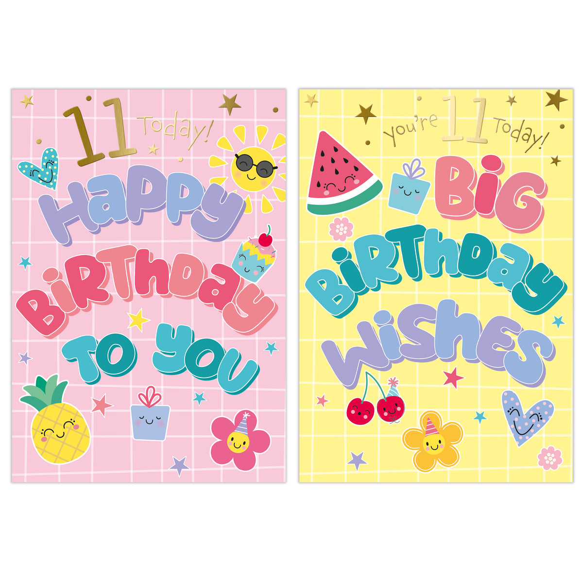 Poppyhill 12 Pack Cards C50 Birthday Age 11